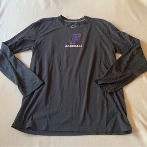 Nike Gray University of Florida Long Sleeve Athletic Tee